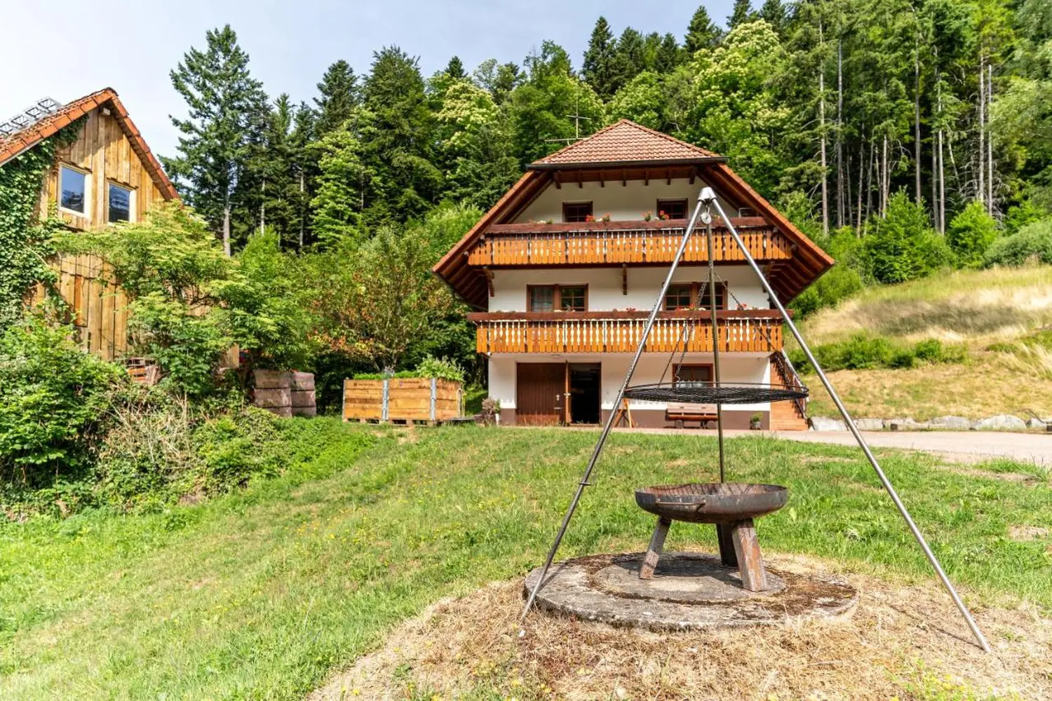 Hermeshof - Ferienhaus Außenbereich
