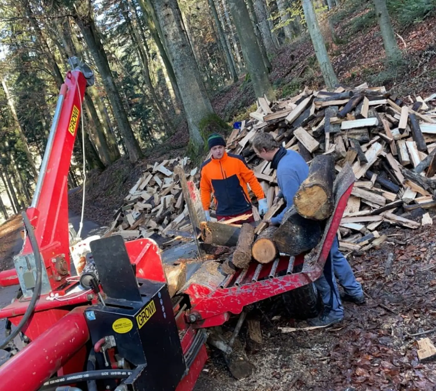 Hermeshof - Brennholz-Einkaufsmaschinen